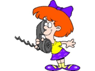 Sticker Custom Preview Image #084101 Kids Stuff Images Talkingonthe Phone