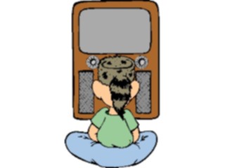 Sticker Custom Preview Image #084116 Kids Stuff Images T V Off