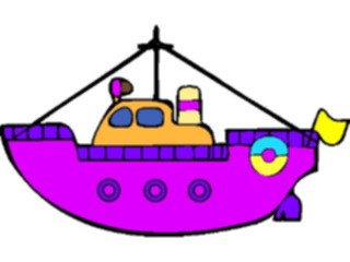 Sticker Custom Preview Image #084193 Kids Stuff Toys Boat2