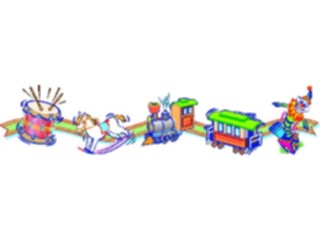 Sticker Custom Preview Image #084196 Kids Stuff Toys Border