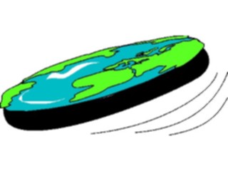 Sticker Custom Preview Image #084290 Kids Stuff Toys Flying Disk Globe