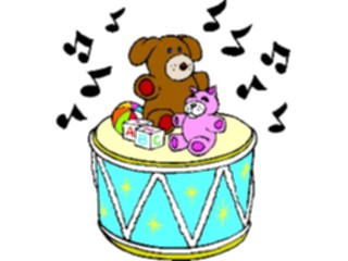 Sticker Custom Preview Image #084429 Kids Stuff Toys Music Box1