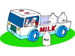 Sticker Custom Preview Image #084772 Kids Stuff Toys Truck Milk