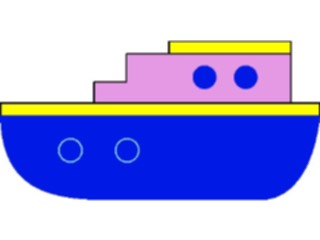 Sticker Custom Preview Image #084773 Kids Stuff Toys Tug Boat1