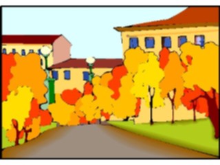 Sticker Custom Preview Image #084807 Landscapes Landscapes Autumn Scene3