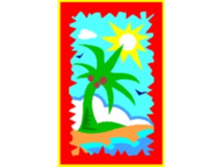 Sticker Custom Preview Image #084829 Landscapes Landscapes Beach Scene01