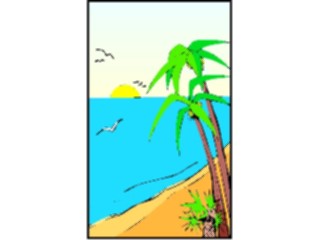 Sticker Custom Preview Image #084833 Landscapes Landscapes Beach Scene05