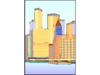 Sticker Custom Preview Image #084901 Landscapes Landscapes City Harbor