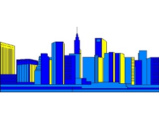 Sticker Custom Preview Image #084906 Landscapes Landscapes City Skyline03