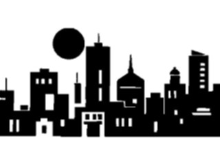 Sticker Custom Preview Image #084915 Landscapes Landscapes City Skyline12