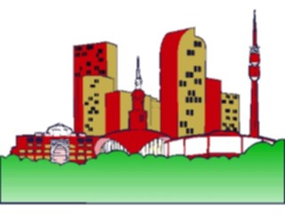 Sticker Custom Preview Image #084917 Landscapes Landscapes City Skyline14