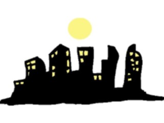 Sticker Custom Preview Image #084927 Landscapes Landscapes City Skyline24