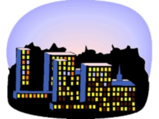 Sticker Custom Preview Image #084958 Landscapes Landscapes City Skyline55