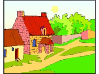 Sticker Custom Preview Image #085023 Landscapes Landscapes Country Home1