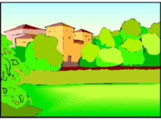 Sticker Custom Preview Image #085026 Landscapes Landscapes Country Home4