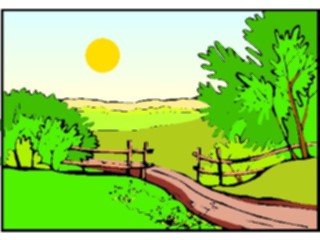 Sticker Custom Preview Image #085033 Landscapes Landscapes Country Path2