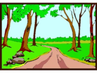 Sticker Custom Preview Image #085047 Landscapes Landscapes Country Road09