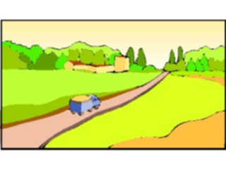 Sticker Custom Preview Image #085051 Landscapes Landscapes Country Road13