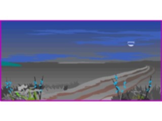 Sticker Custom Preview Image #085111 Landscapes Landscapes Desert Night