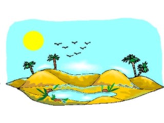 Sticker Custom Preview Image #085112 Landscapes Landscapes Desert Oasis1