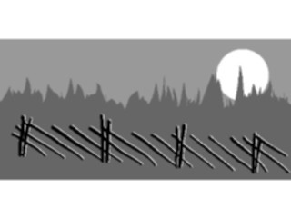 Sticker Custom Preview Image #085126 Landscapes Landscapes Fence Forest