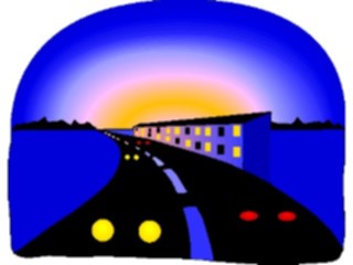 Sticker Custom Preview Image #085189 Landscapes Landscapes Highway Night2