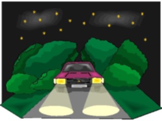 Sticker Custom Preview Image #085190 Landscapes Landscapes Highway Night3