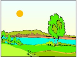 Sticker Custom Preview Image #085235 Landscapes Landscapes Lake06