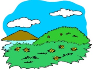 Sticker Custom Preview Image #085292 Landscapes Landscapes Meadow2