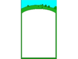 Sticker Custom Preview Image #085293 Landscapes Landscapes Meadow Frame