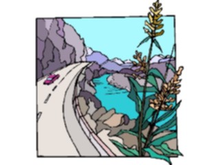 Sticker Custom Preview Image #085295 Landscapes Landscapes Mountain Road1