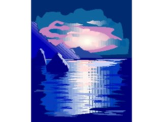 Sticker Custom Preview Image #085306 Landscapes Landscapes Oceanat Night1