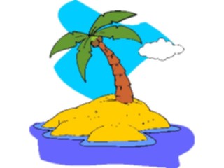 Sticker Custom Preview Image #085329 Landscapes Landscapes Palm Tree Island15