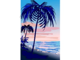 Sticker Custom Preview Image #085333 Landscapes Landscapes Palm Tree Island19