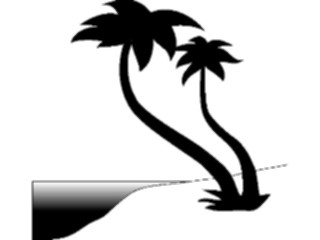 Sticker Custom Preview Image #085342 Landscapes Landscapes Palm Trees Beach