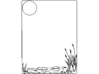 Sticker Custom Preview Image #085361 Landscapes Landscapes Pond Frame