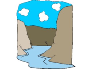 Sticker Custom Preview Image #085366 Landscapes Landscapes Ravine