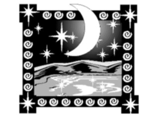 Sticker Custom Preview Image #085368 Landscapes Landscapes Reflectionof Moon