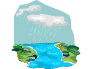 Sticker Custom Preview Image #085394 Landscapes Landscapes River Rain