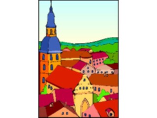 Sticker Custom Preview Image #085429 Landscapes Landscapes Rooftops2