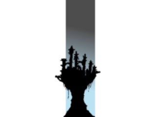 Sticker Custom Preview Image #085471 Landscapes Landscapes Stump Silhouette