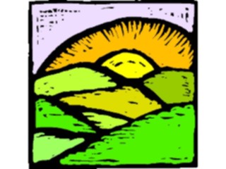 Sticker Custom Preview Image #085479 Landscapes Landscapes Sunrise5