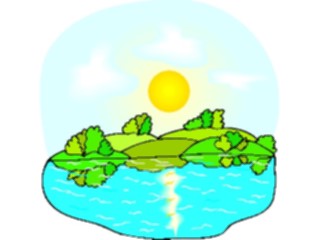 Sticker Custom Preview Image #085480 Landscapes Landscapes Sunrise6