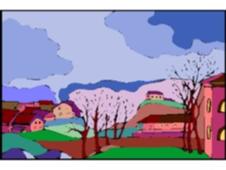 Sticker Custom Preview Image #085537 Landscapes Landscapes Town09