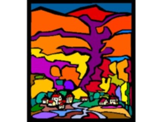 Sticker Custom Preview Image #085540 Landscapes Landscapes Town13