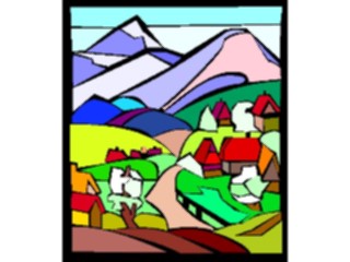 Sticker Custom Preview Image #085541 Landscapes Landscapes Town14