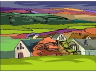 Sticker Custom Preview Image #085546 Landscapes Landscapes Town19