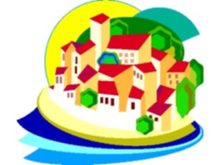 Sticker Custom Preview Image #085548 Landscapes Landscapes Town21