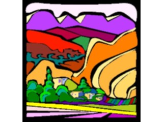 Sticker Custom Preview Image #085574 Landscapes Landscapes Valley2