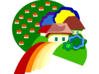 Sticker Custom Preview Image #085582 Landscapes Landscapes Village2